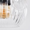 Ripoll Suspension, Boule lumineuse, Suspension Ambre, Clair, Fumé, 3 lumières