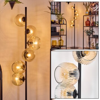 Ripoll Lampadaire Ambre, Clair, 6 lumières Ripoll Lampadaire Ambre, Clair, 6 lumières
