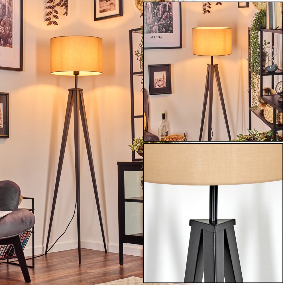 Soungou Lampadaire Noir, 1 lumière main product photo