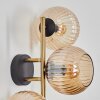 Koyoto Boule lumineuse, Applique murale Or, Noir, 3 lumières