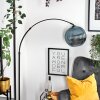 Koyoto Lampadaire, Lampadaires arc Noir, 1 lumière