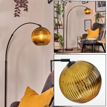 Koyoto Lampadaire, Lampadaires arc Noir, 1 lumière