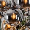 Gastor Suspension, Boule lumineuse, Suspension Ambre, Fumé, 8 lumières