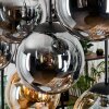 Gastor Suspension, Boule lumineuse, Suspension Ambre, Fumé, 8 lumières