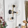 Koyoto Boule lumineuse, Applique murale Or, Noir, 3 lumières