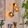 Koyoto Boule lumineuse, Applique murale Ambre, 3 lumières