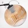Koyoto Lampadaire Noir, 1 lumière
