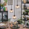 Koyoto Suspension, Boule lumineuse, Suspension grappe 30 cm Clair, 3 lumières