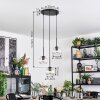 Koyoto Suspension, Boule lumineuse, Suspension grappe 30 cm Clair, 3 lumières