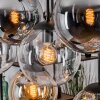 Gastor Suspension, Boule lumineuse, Suspension Ambre, Clair, Fumé, 8 lumières