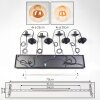 Gastor Suspension, Boule lumineuse, Suspension Ambre, 8 lumières