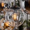 Gastor Suspension, Boule lumineuse, Suspension Ambre, Clair, Fumé, 8 lumières