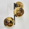 Koyoto Boule lumineuse, Applique murale Or, 3 lumières