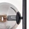 Gastor Lampadaire 34 cm Ambre, Fumé, 3 lumières