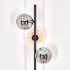 Gastor Lampadaire 34 cm Ambre, Fumé, 3 lumières
