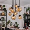 Gastor Suspension, Boule lumineuse, Suspension Ambre, 8 lumières