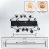 Gastor Suspension, Boule lumineuse, Suspension Ambre, 8 lumières