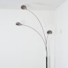 Nikkala Lampadaire Chrome, Blanc, 3 lumières