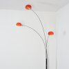 Nikkala Lampadaire Chrome, Blanc, 3 lumières