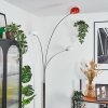 Nikkala Lampadaire Chrome, Blanc, 3 lumières