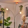 Nikkala Lampadaire Chrome, Blanc, 3 lumières