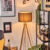 Soungou Lampadaire Écru, Noir, 1 lumière