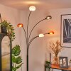 Nikkala Lampadaire Noir, 5 lumières