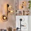 Ripoll Boule lumineuse, Applique murale Clair, 3 lumières