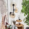 Koyoto Boule lumineuse, Applique murale Ambre, Clair, 3 lumières