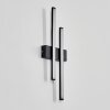 Glara Lampe murale d´extérieur, Applique murale LED Noir, 2 lumières