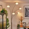 Nikkala Lampadaire Chrome, Blanc, 5 lumières