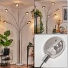 Nikkala Lampadaire Chrome, Blanc, 5 lumières Nikkala Lampadaire Chrome, Blanc, 5 lumières