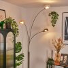 Nikkala Lampadaire Chrome, Blanc, 3 lumières