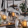 Gastor Suspension, Boule lumineuse, Suspension Ambre, Clair, Fumé, 6 lumières