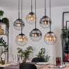Gastor Suspension, Boule lumineuse, Suspension Ambre, Clair, Fumé, 6 lumières