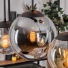 Gastor Suspension, Boule lumineuse, Suspension Ambre, Clair, Fumé, 6 lumières