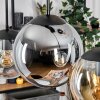 Gastor Suspension, Boule lumineuse, Suspension Ambre, Clair, Fumé, 6 lumières