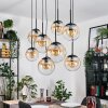 Gastor Suspension, Boule lumineuse, Suspension Ambre, Clair, 8 lumières