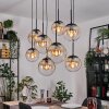 Gastor Suspension, Boule lumineuse, Suspension Ambre, Clair, 8 lumières