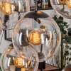 Gastor Suspension, Boule lumineuse, Suspension Ambre, Clair, 8 lumières