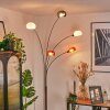 Nikkala Lampadaire Chrome, Blanc, 5 lumières