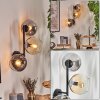 Koyoto Boule lumineuse, Applique murale Ambre, Clair, Fumé, 3 lumières