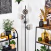 Ripoll Lampadaire Chrome, Clair, Fumé, 4 lumières