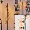 Koyoto Lampadaire 31 cm Ambre, Clair, 6 lumières