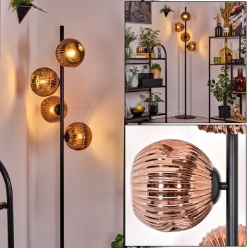 Ripoll Lampadaire Cuivré, 4 lumières Ripoll Lampadaire Cuivré, 4 lumières