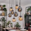 Gastor Suspension, Boule lumineuse, Suspension Ambre, Fumé, 8 lumières Gastor Suspension, Boule lumineuse, Suspension Ambre, Fumé, 8 lumières