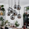 Gastor Suspension, Boule lumineuse, Suspension Fumé, 8 lumières