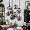 Gastor Suspension, Boule lumineuse, Suspension Fumé, 8 lumières