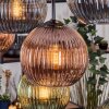Koyoto Suspension, Boule lumineuse, Suspension Écru, Noir, 8 lumières