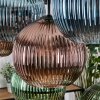 Koyoto Suspension, Boule lumineuse, Suspension Écru, Noir, 8 lumières